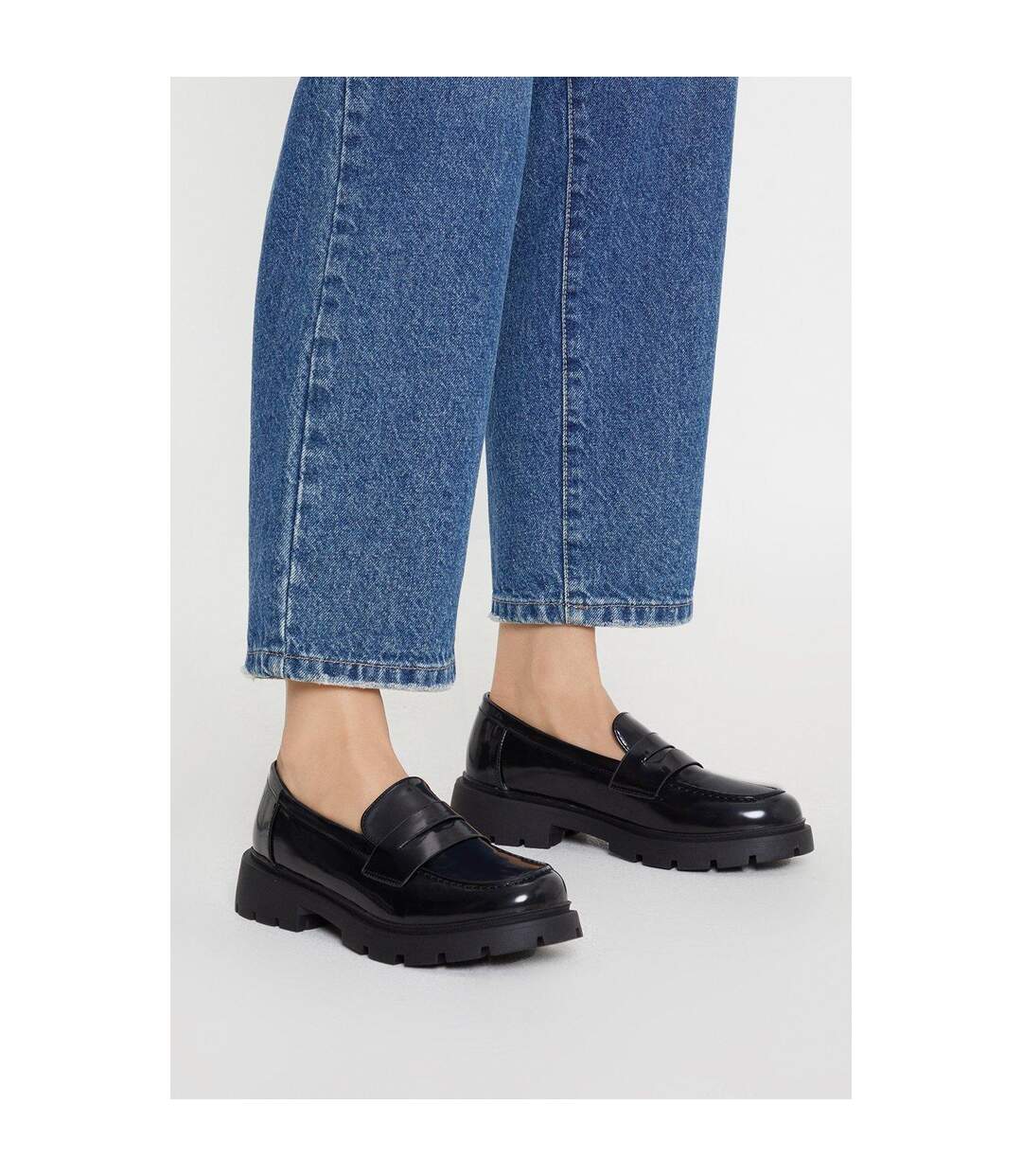 Dorothy Perkins - Mocassins Penny LULU - Femme (Noir) - UTDP4072