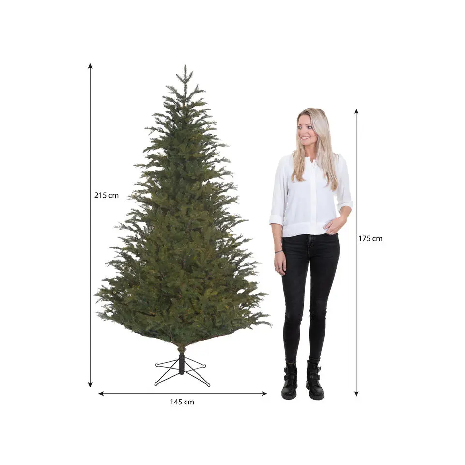 Black Box Trees Frasier Kunstkerstboom - H215 x Ø145 cm - Groen