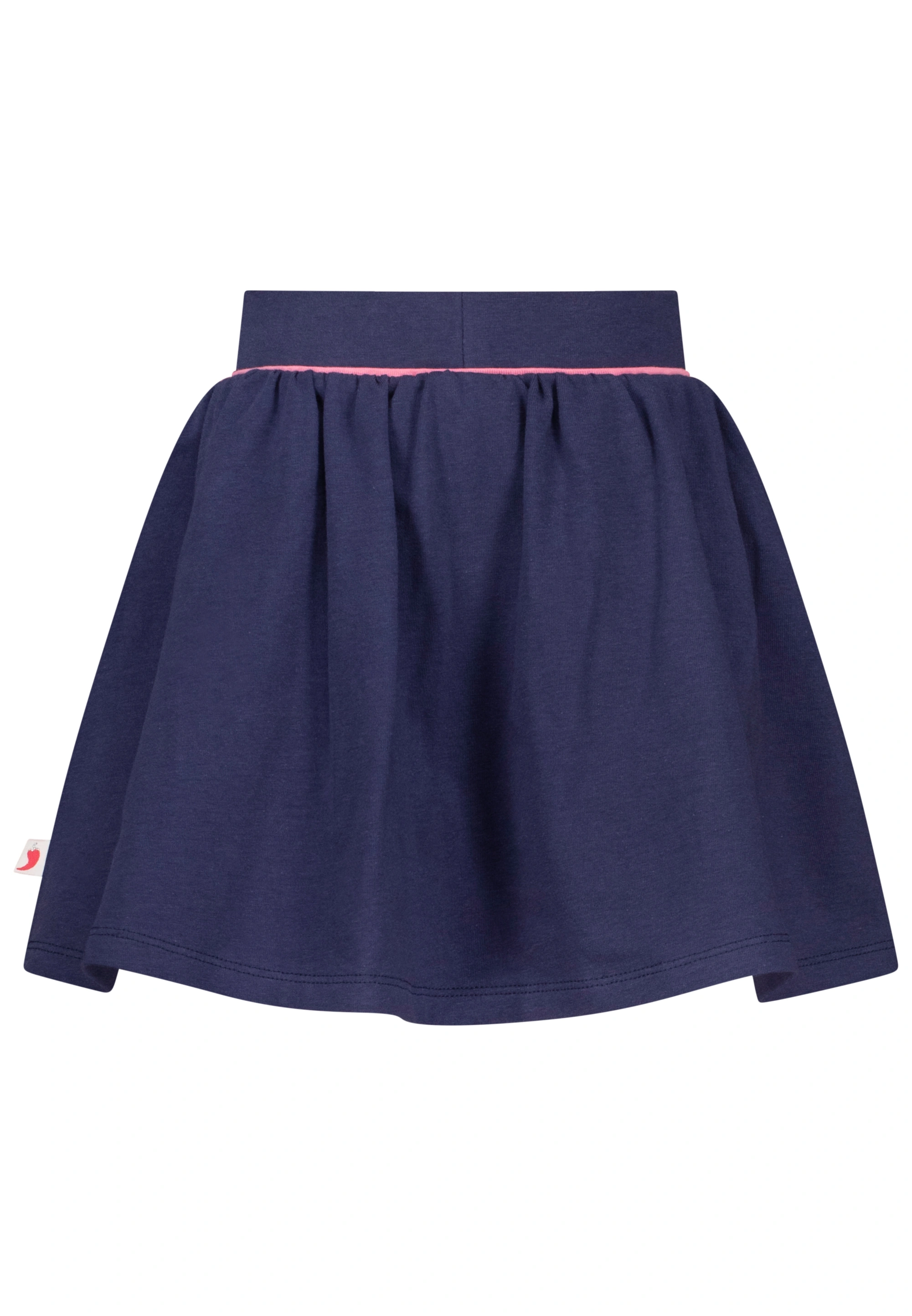 Skort HORSES in true navy