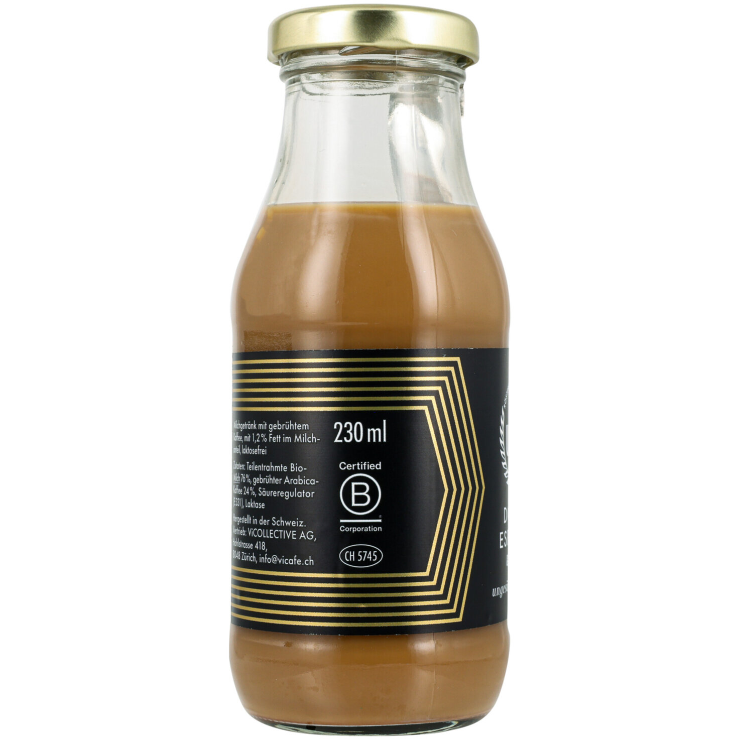 vicafe Doppio Espresso & Milch ungesüsst