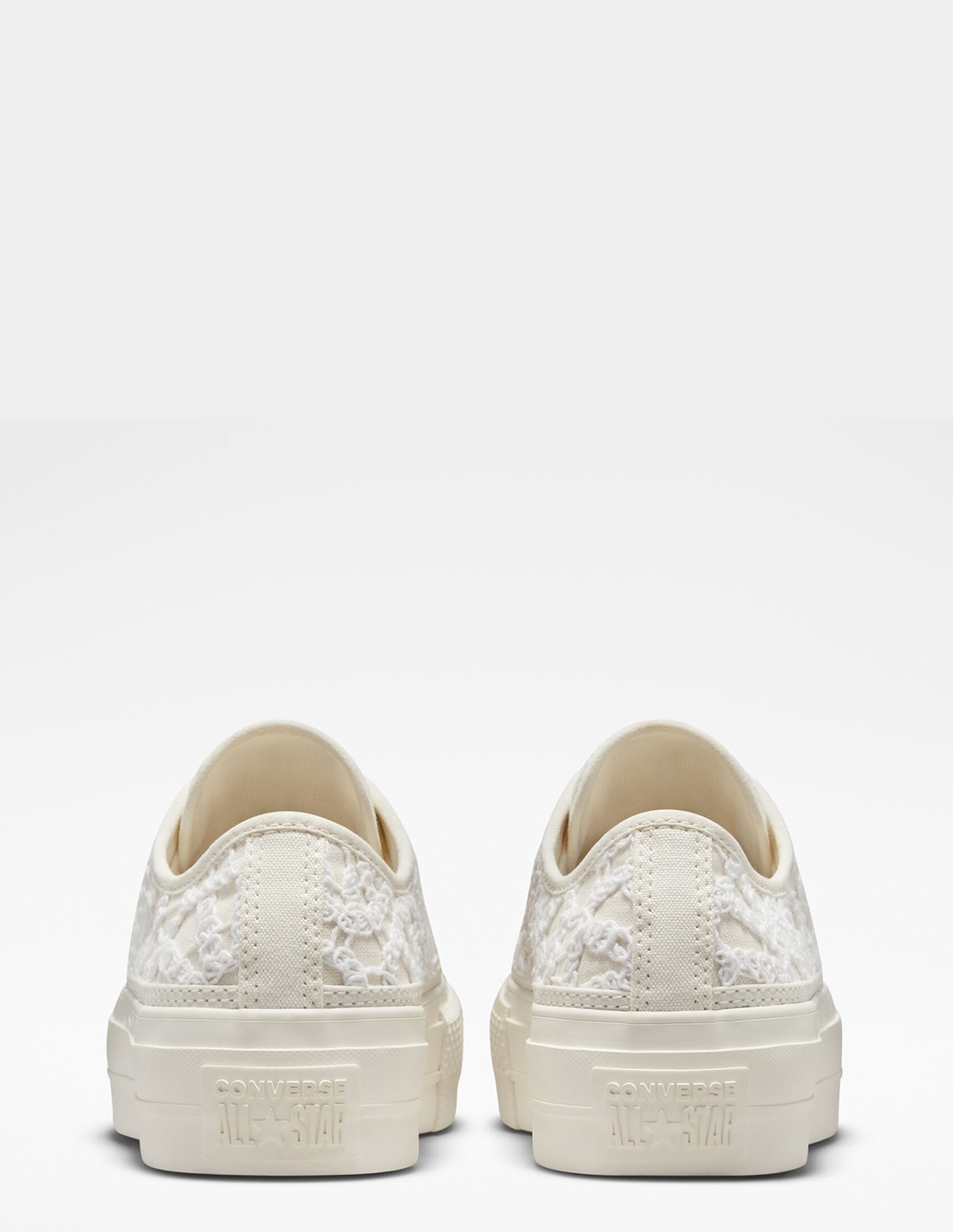 converse Sneakers compensées Femme ctas lift ox Blanc