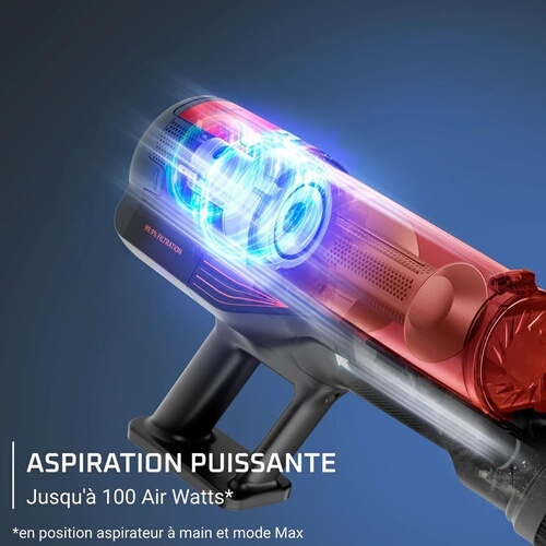Aspirateur balai Rowenta sans fil X-Force 8.80 RH1872E0 Rouge