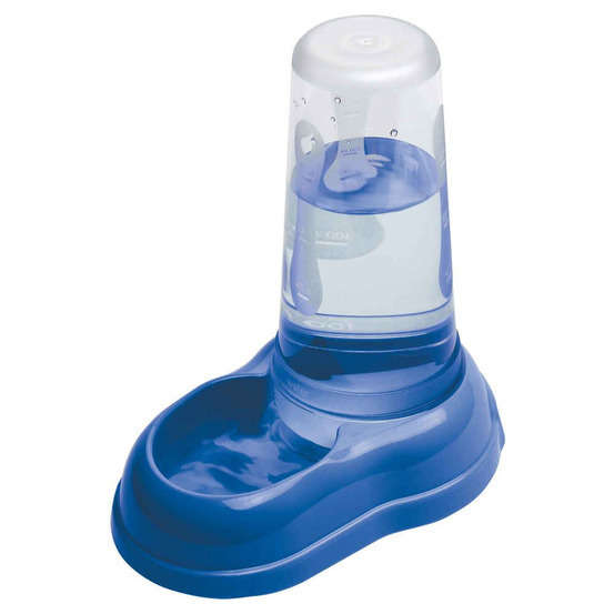 Distributeur de nourriture et eau, en plastique, 0,6 litres