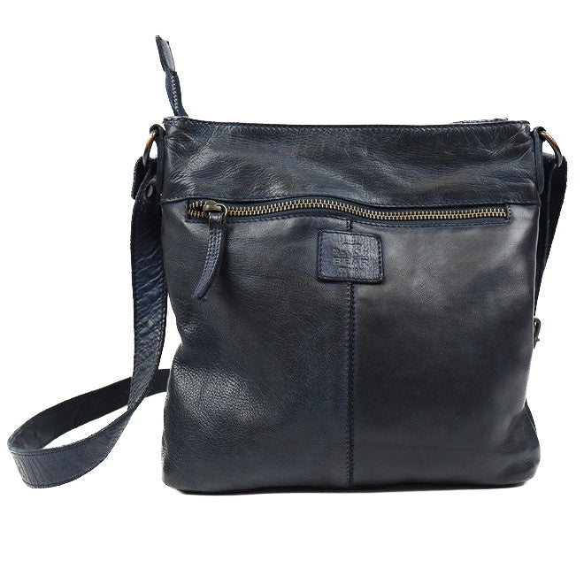 Schoudertasje 'Luna' blauw Donkerblauw
