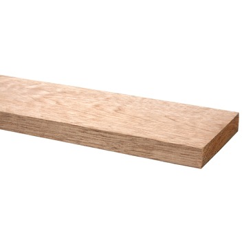 Lat hardhout geschaafd 20x116 mm 210 cm