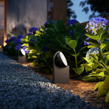 Philips tuinsokkel Mimosa antraciet