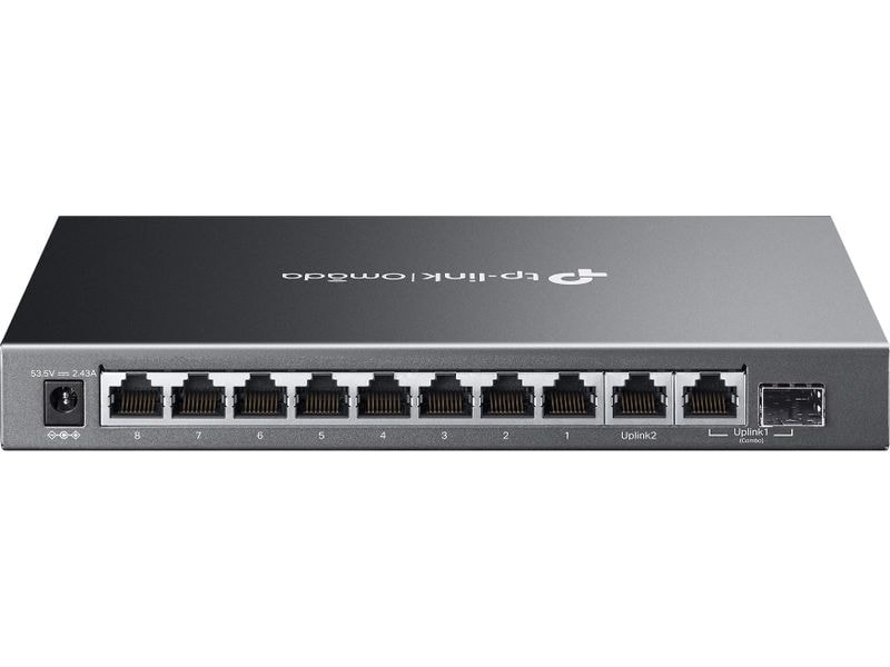 TP-Link ES210GMP 10 Port Omada 10-Port Gigabit Easy Managed Switch mit 8-Port PoE