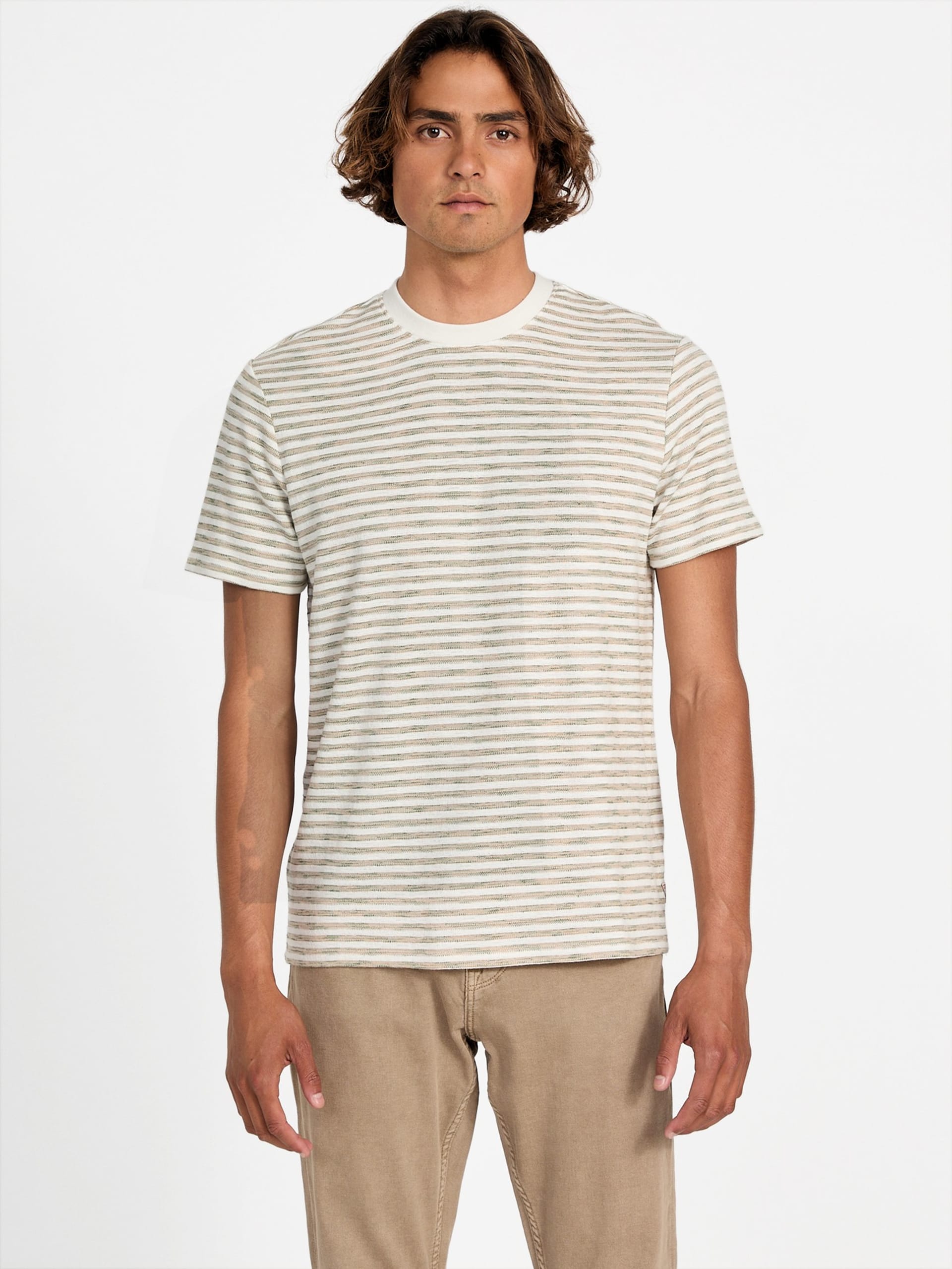 Camiseta Baxter Listrada de Gola Redonda