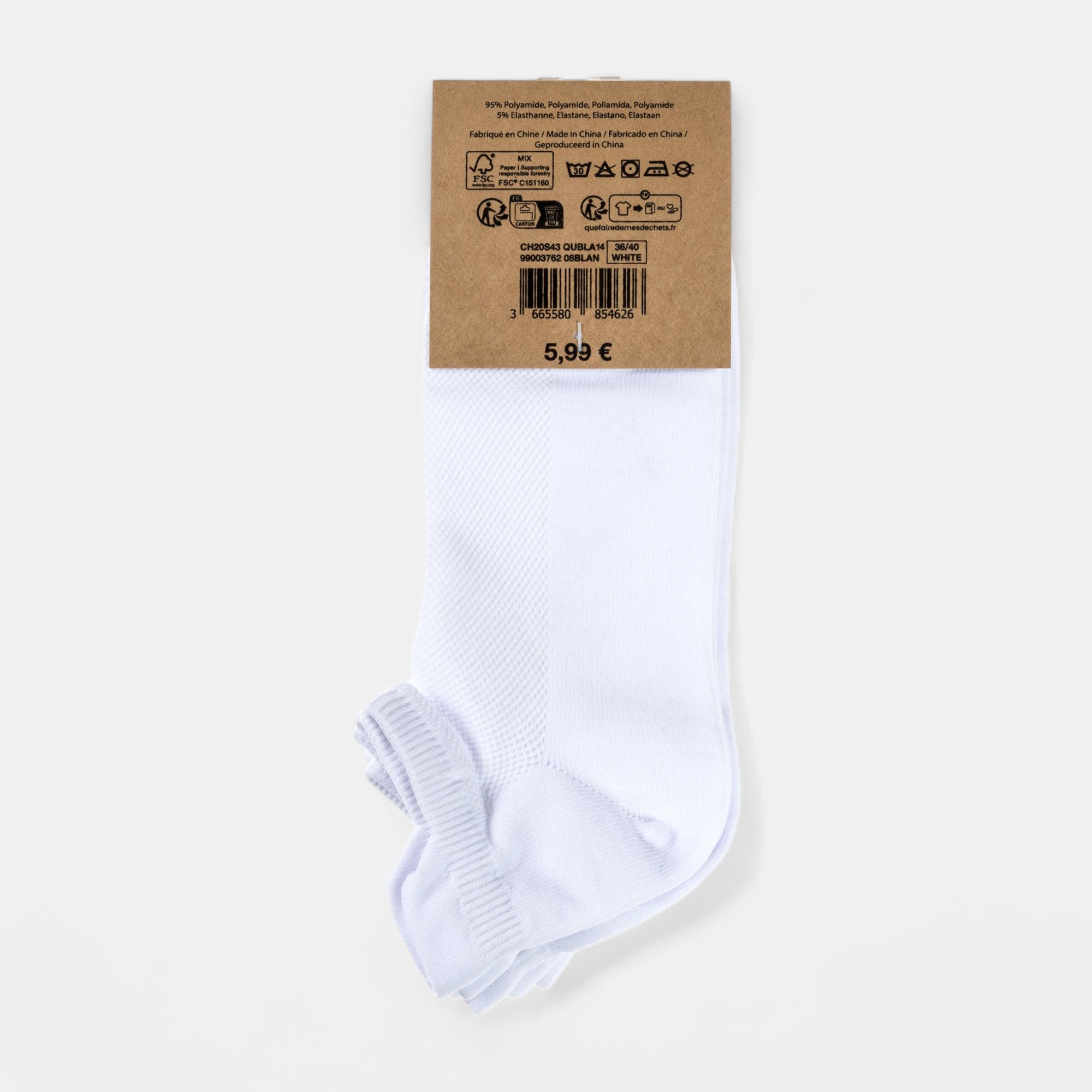 Chaussettes Femme blanc