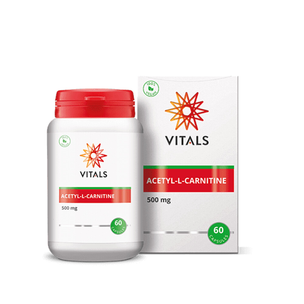 Vitals Acetyl-l-carnitine 500 mg 60 capsules