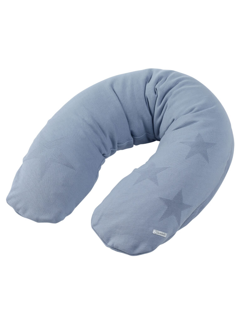 Sterntaler Strick-Stillkissen bleu