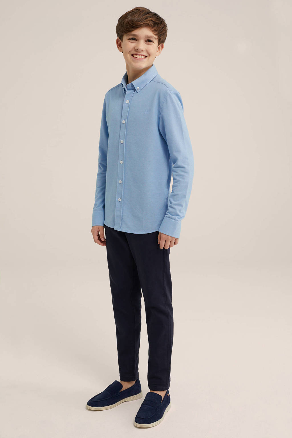 WE Fashion overhemd blauw