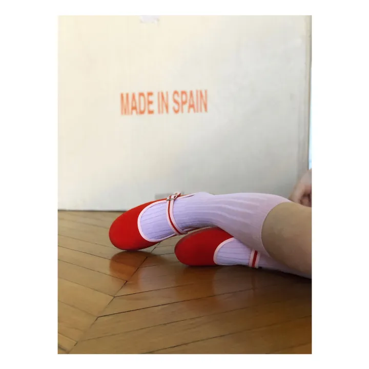Hermosilla Ballerines Coquelicot  | Rouge