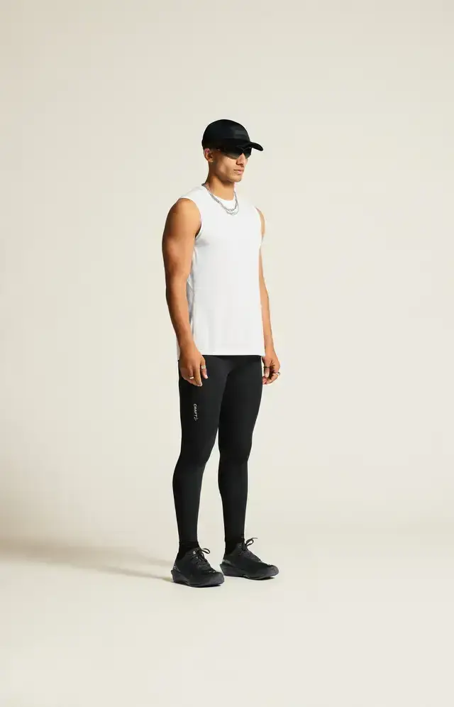 Craft ADV Essence 3 Hardloopshirt Zonder Mouwen Wit Heren