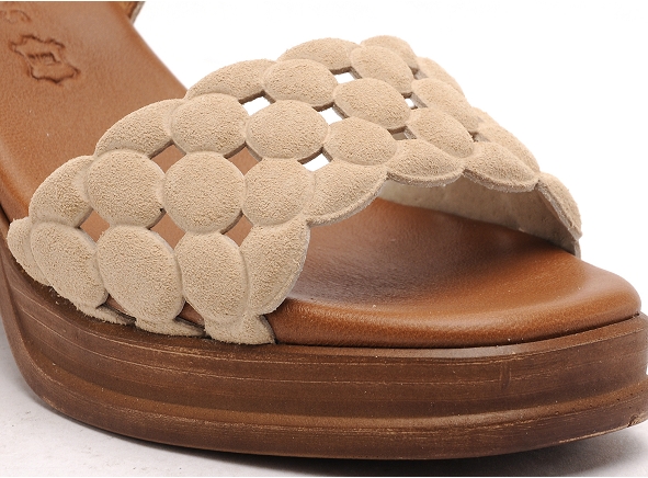 Eva frutos nu pieds talons femme 3683 beige
