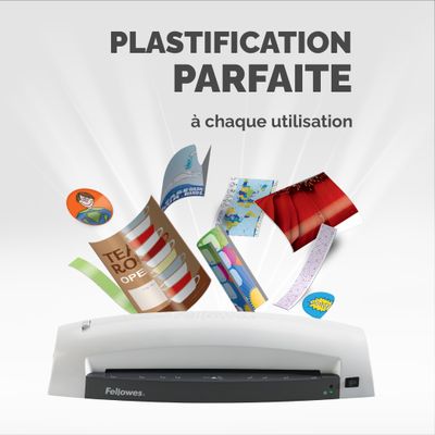 Fellowes Lunar A3 - Plastifieuse A3 - de 80 à 125 microns - anti-bourrage