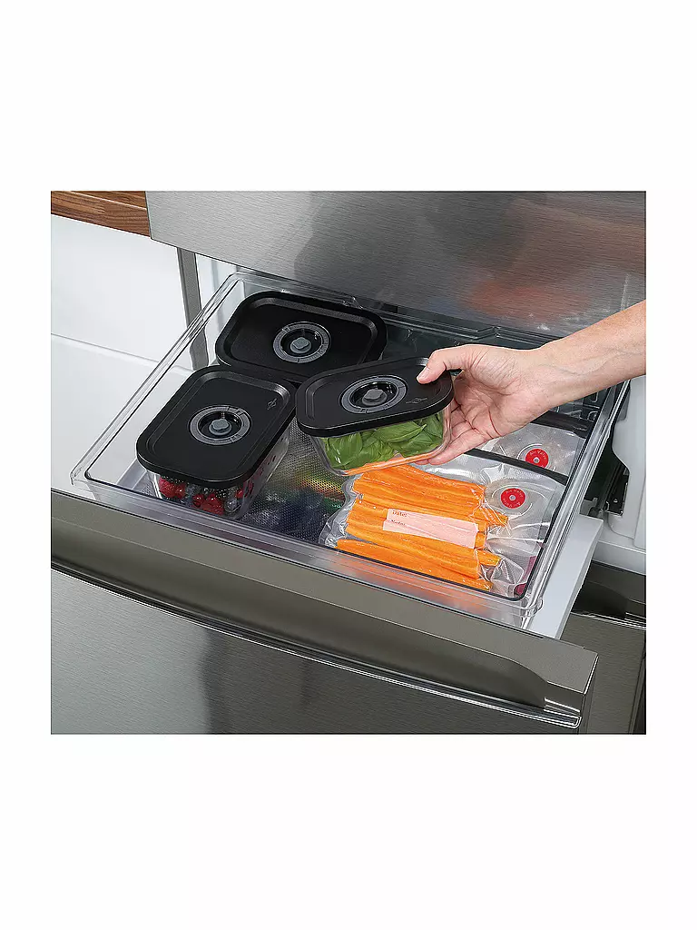 KÜCHENPROFI Vakuumbox EASYFRESH M 0,8L  schwarz