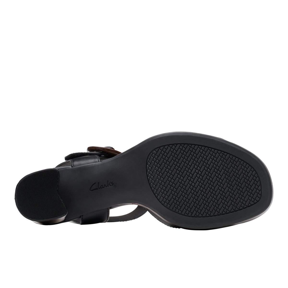 CLARKS-Ambyrlyn_rby-Sandales à talon - Talon bloc - Noir