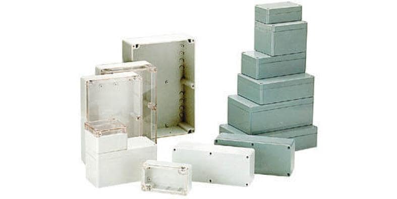 Velleman Gehäuse G311, 115 x 90 x 55mm Dunkelgrau Abgedichtetes ABS-Gehäuse