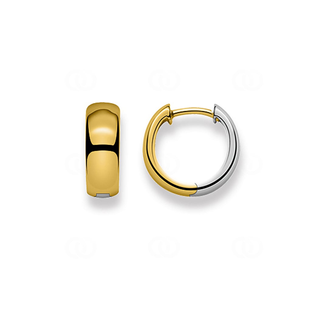 Kreolen 750/18 K Bicolor Ø 14mm