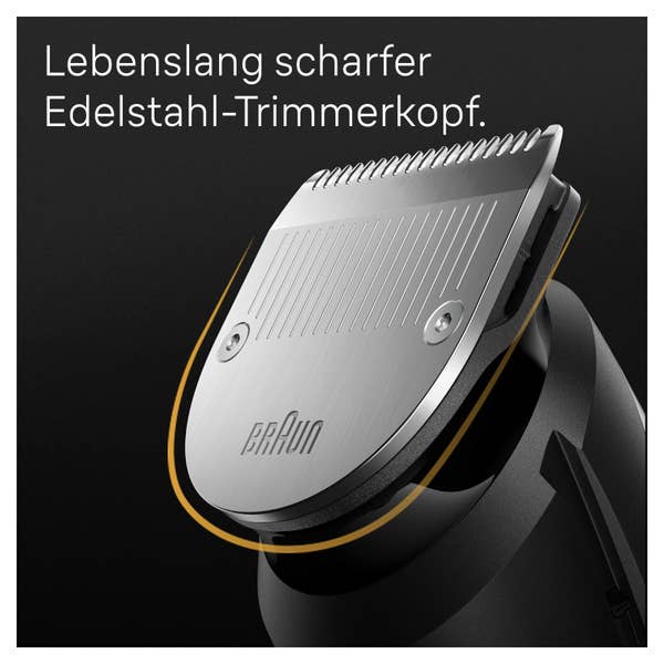 Braun Barttrimmer BT9440, Trimmer mit Barber Tools und 180 Min. Laufzeit