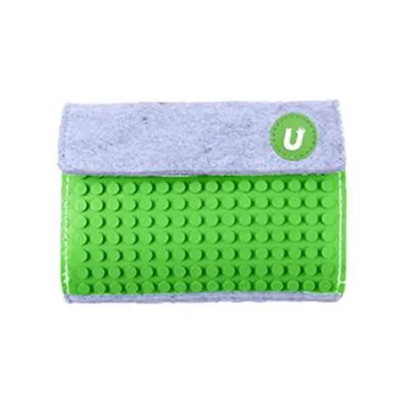 Pixelbags Pixel Portemonnaie Grey/Grass Green