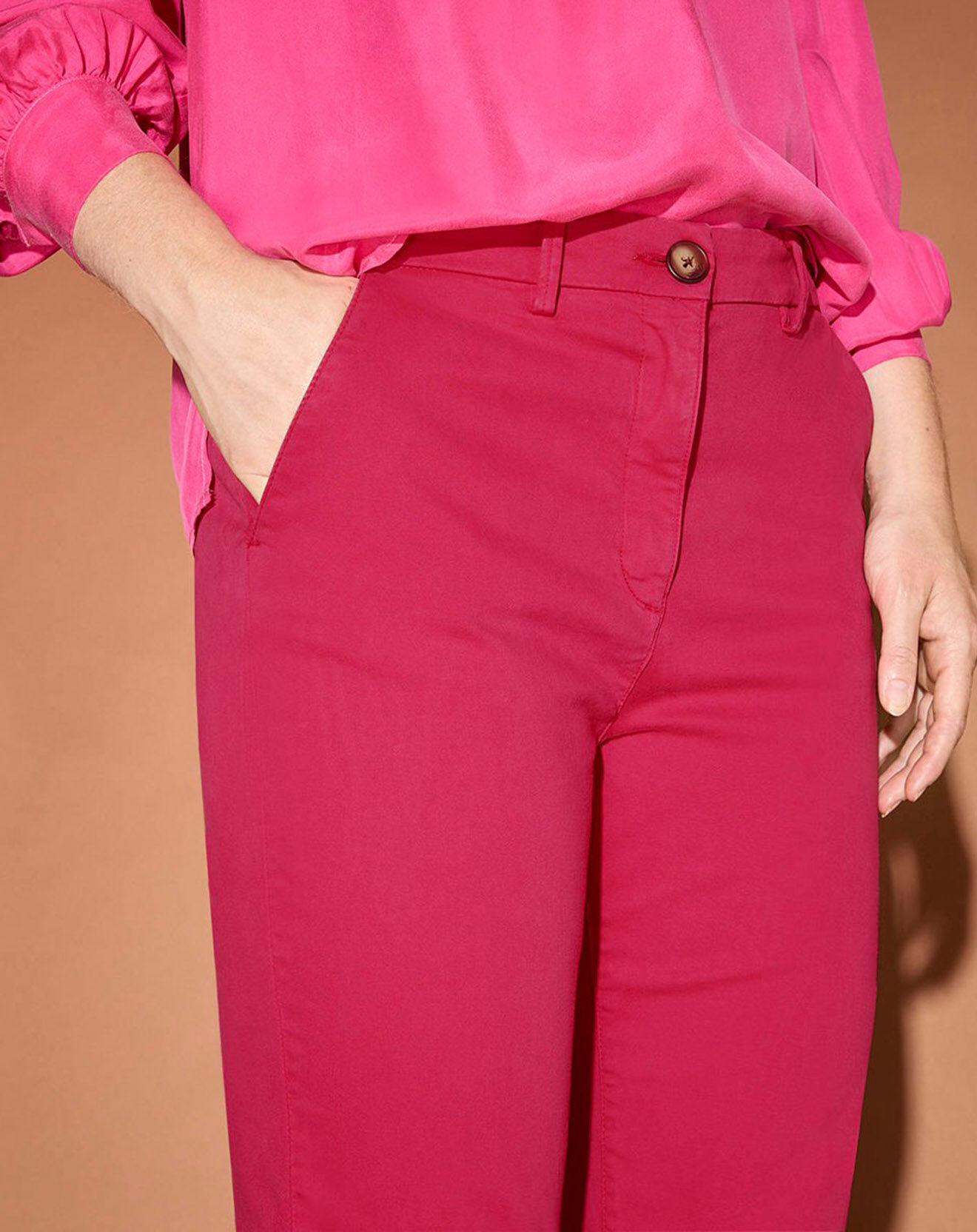 Jodhpur Pantalon chino Cyrilp rose foncé
