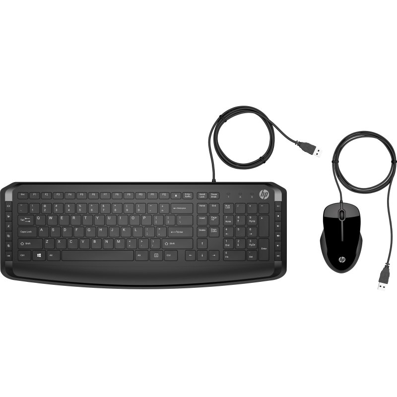 HP Pavilion KEYBOARD AND MOUSE 200 clavier Souris incluse Universel USB Noir