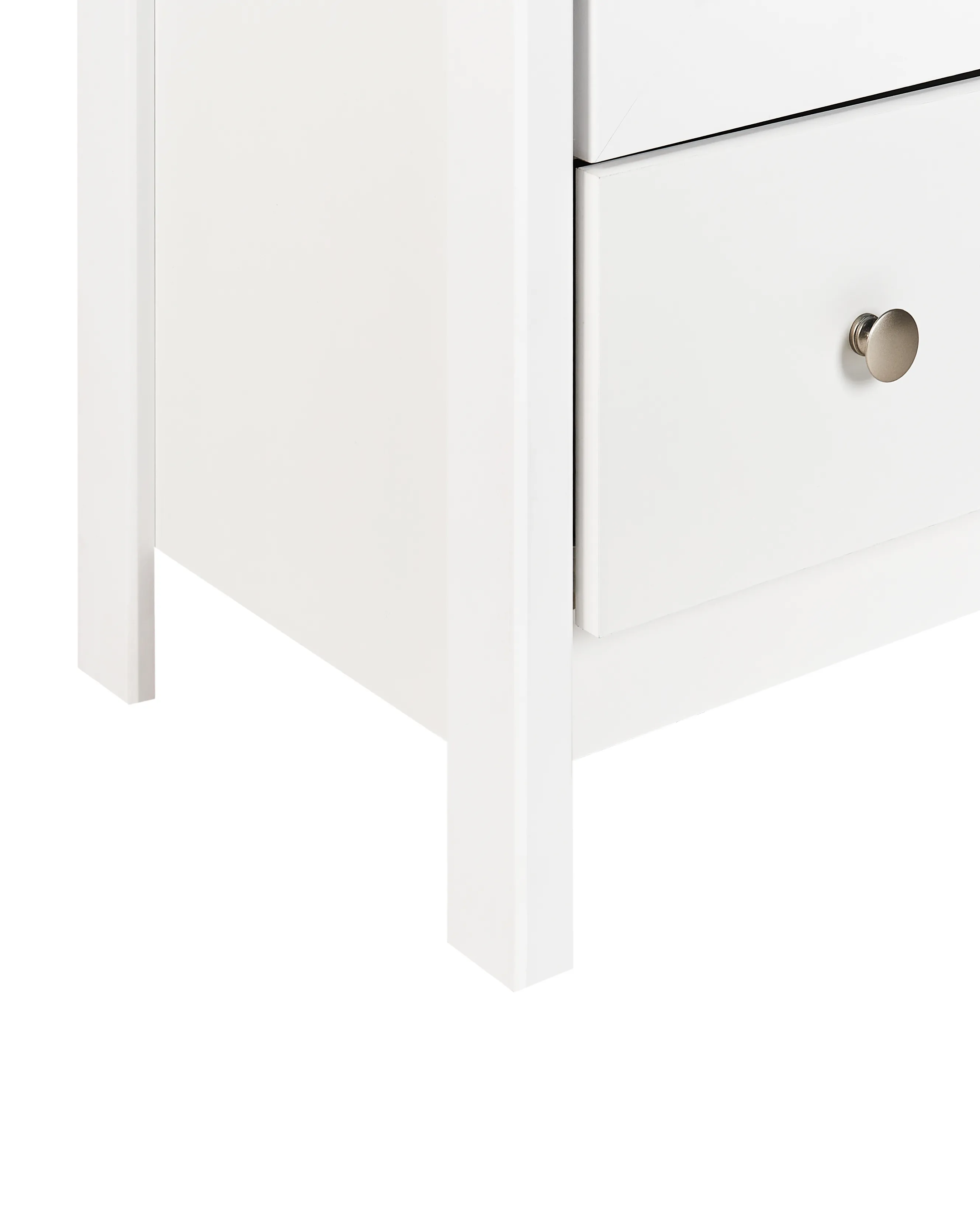 Glazen vitrinekast NORNALUP 80 cm Wit