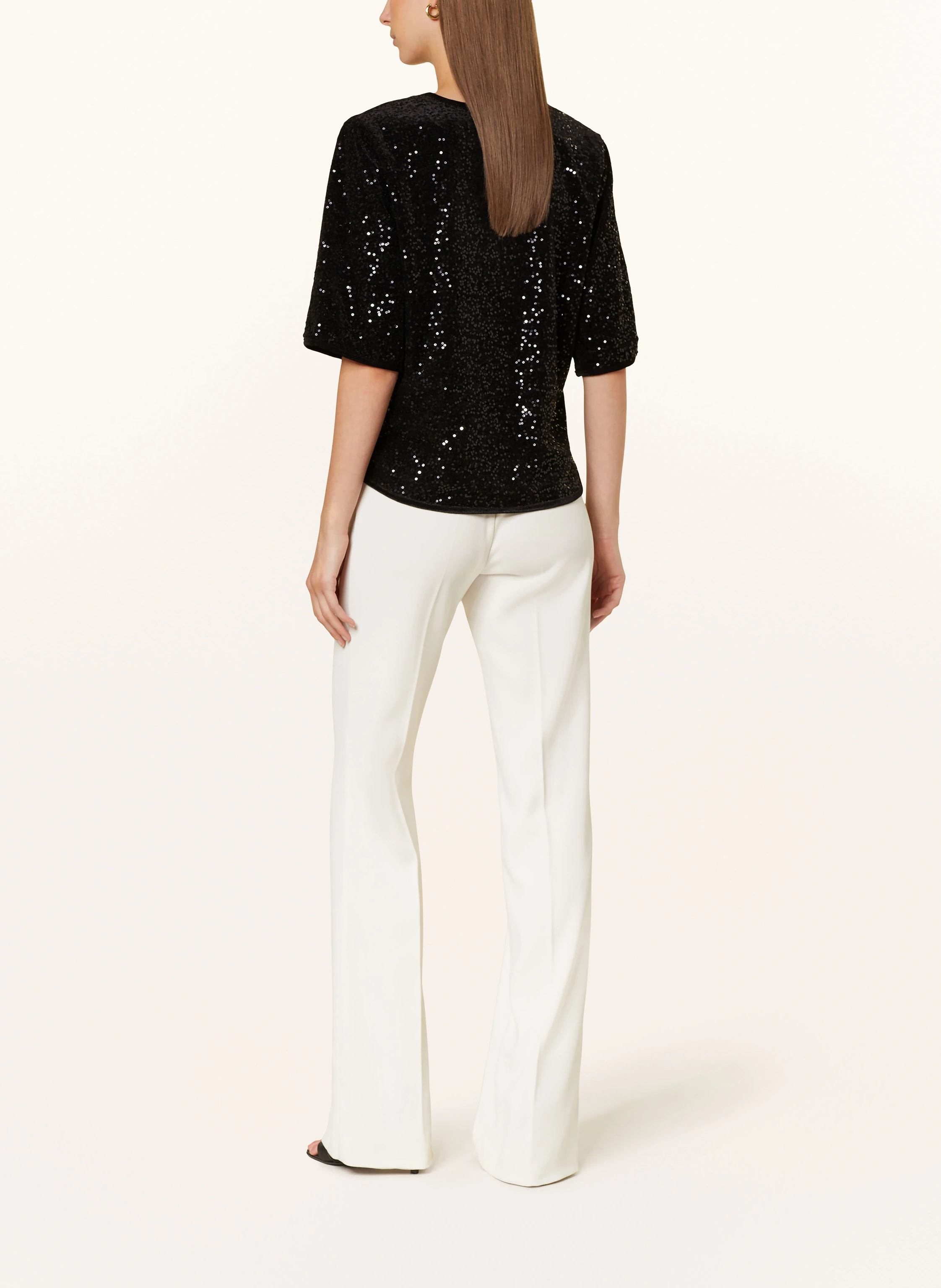 Princess GOES HOLLYWOOD Blusenshirt mit 3/4-Arm und Paillettenbesatz