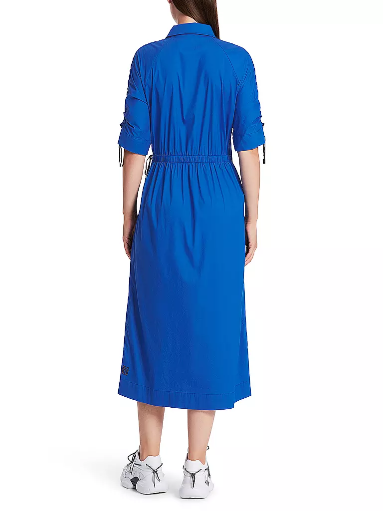 MARC CAIN Hemdblusenkleid blau