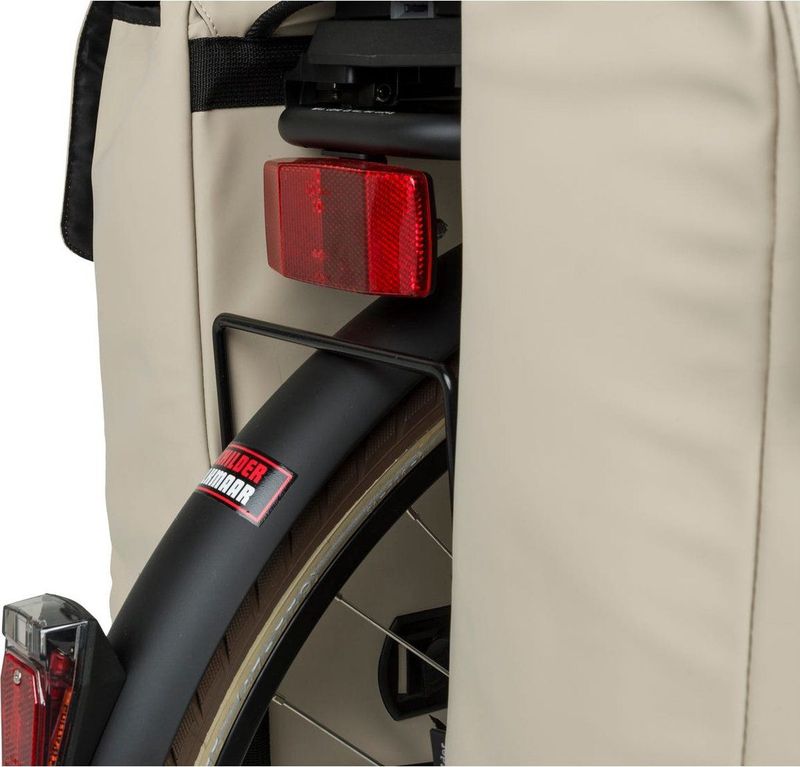 Fastrider Fastrider Jaxx II Dubbele Fietstas Trend - Taupe - 28 Liter - Waterafstotend