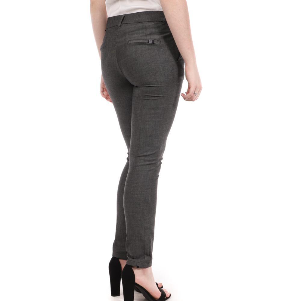 Teddy Smith Pantalon Anthracite Femme Teddy Smith City Jacquard
