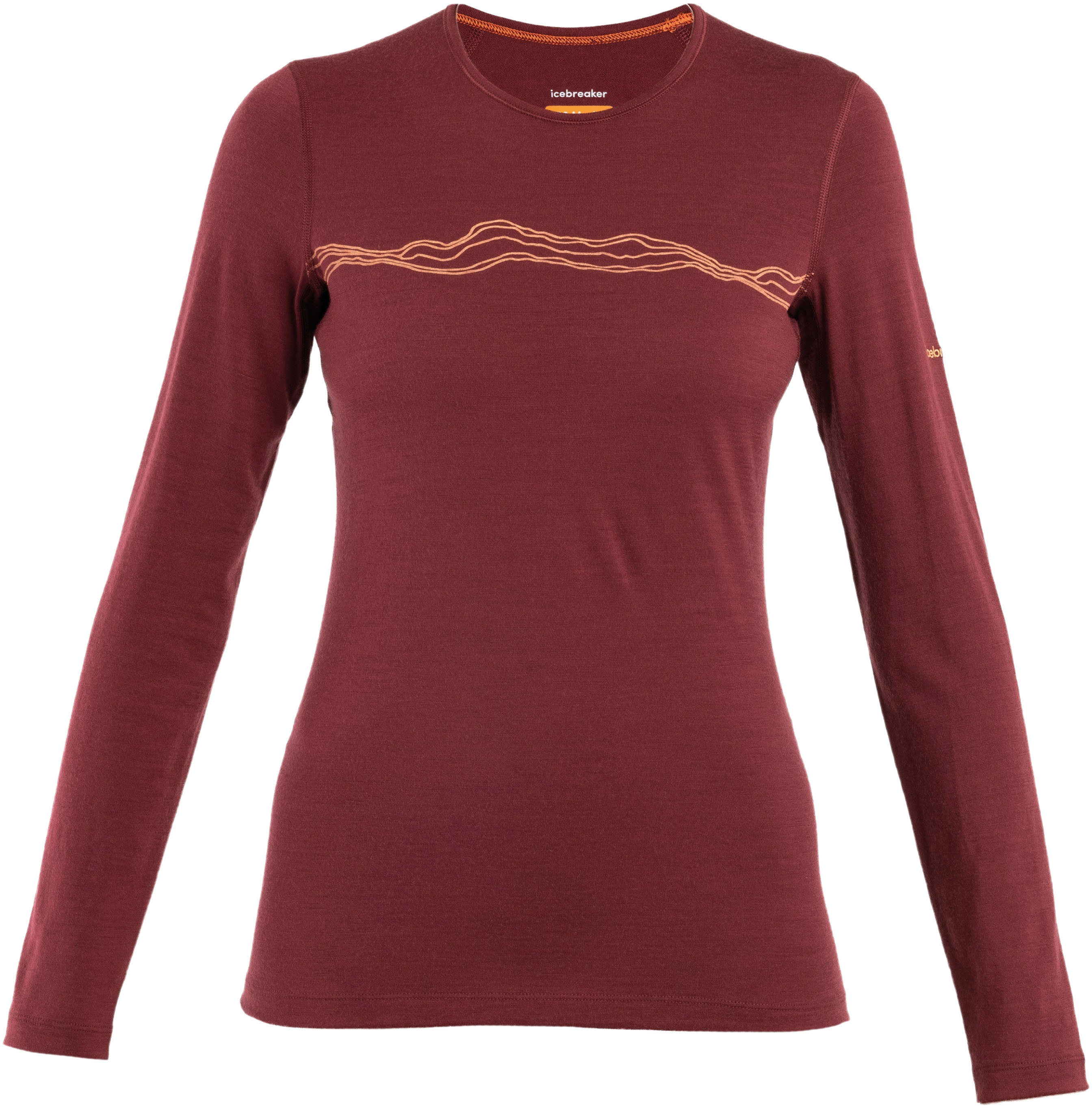 W Merino 200 Oasis LS Crewe Mountain Pulse