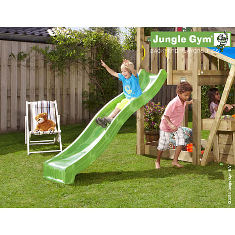 Jungle Gym rutsjebane grøn 220 cm