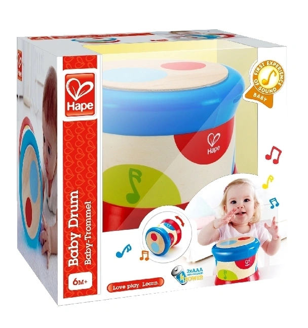 Baby-Trommel ERSTE MELODIEN in bunt