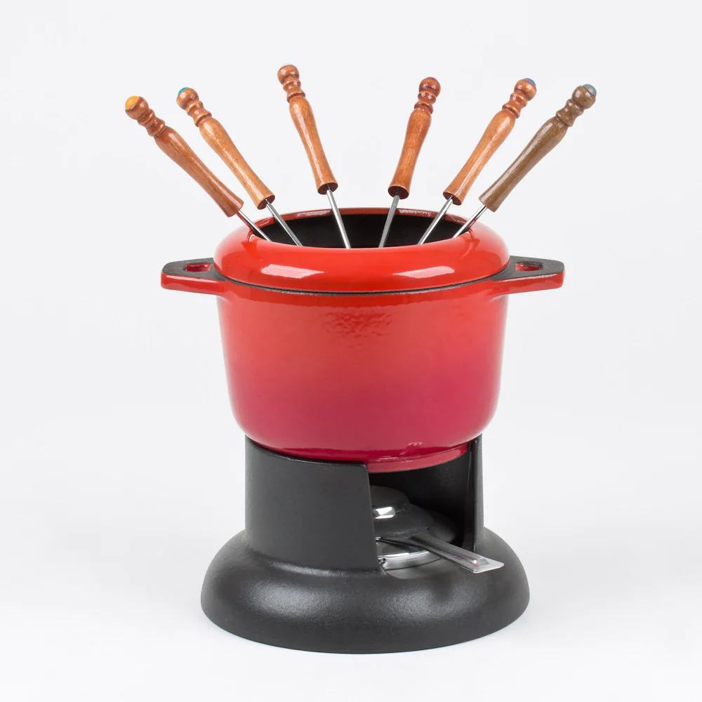 Service à fondue en fonte émaillée Invicta