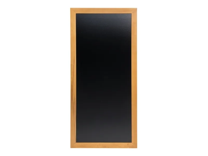 Securit® lang tavle af gummitræ i teak (M)