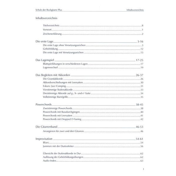 Weinberger Musikverlag Schule der Rockgitarre Plus