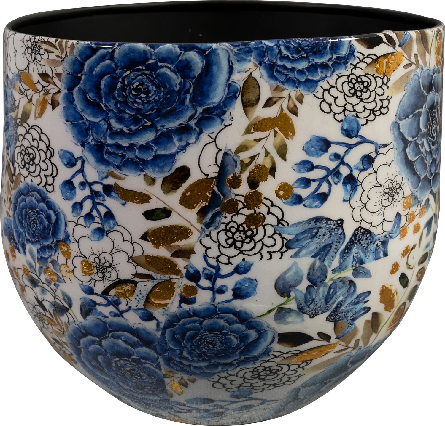 TS bloempot Dutch blauw D 28 H 25 cm