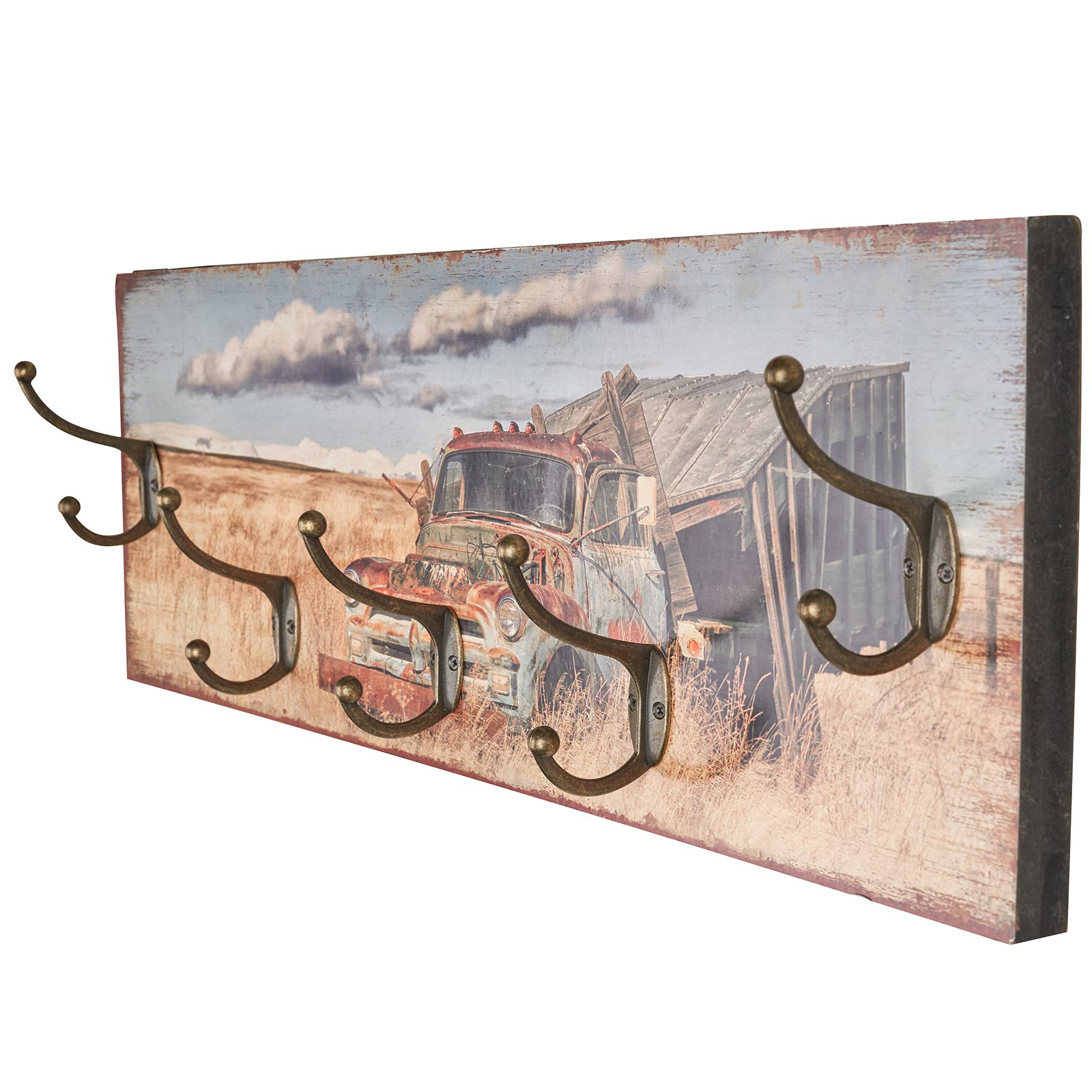 Wandgarderobe - Truck - 5 Haken - 60 cm