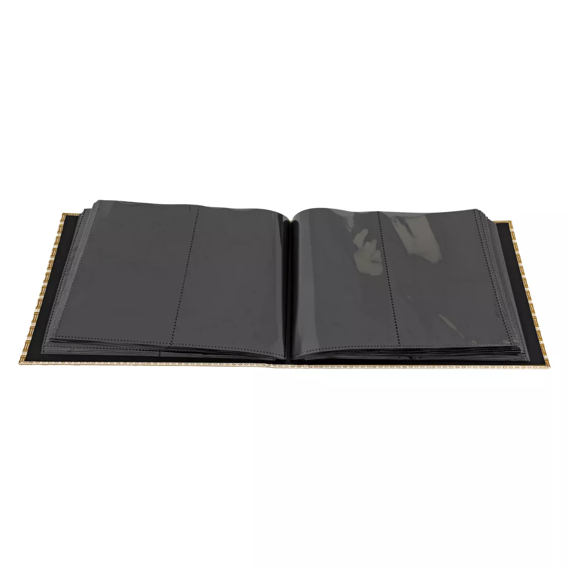 Coffret 2 albums photos (H16,7 cm) Paloma Gris et jaune moutarde