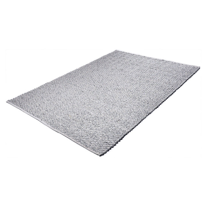 Wollen vloerkleed - Leona Creme/Grijs | Isolerend