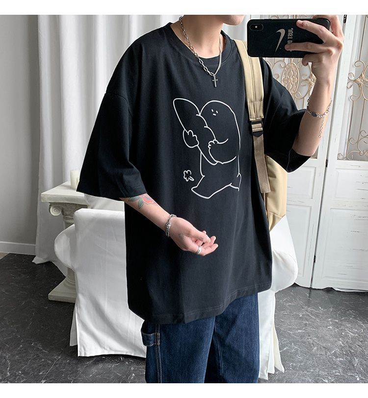 Filmas - T-shirt met elleboogmouwen en print
