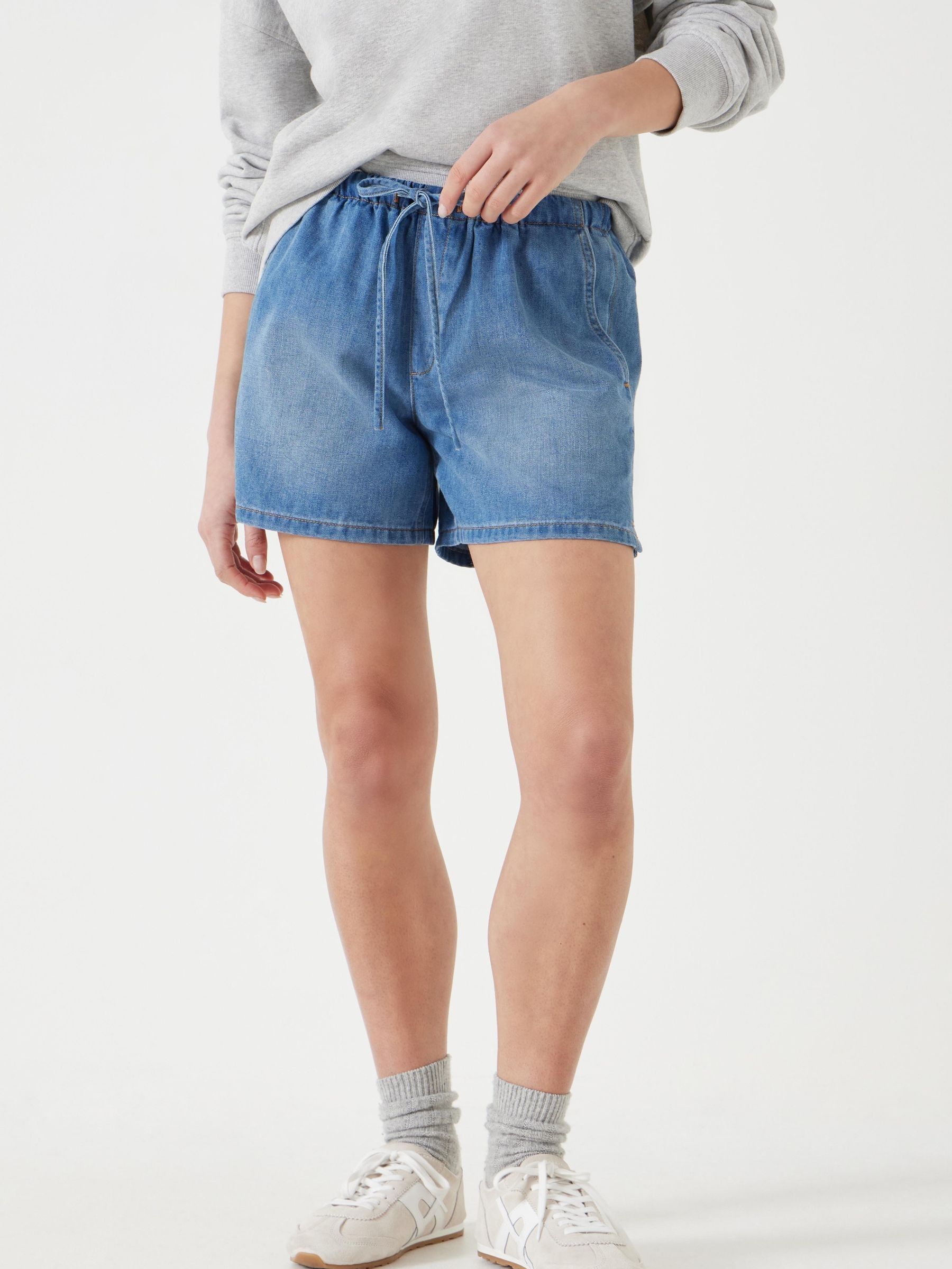 Denimblauw - Hush Betty Pull On Denim Shorts
