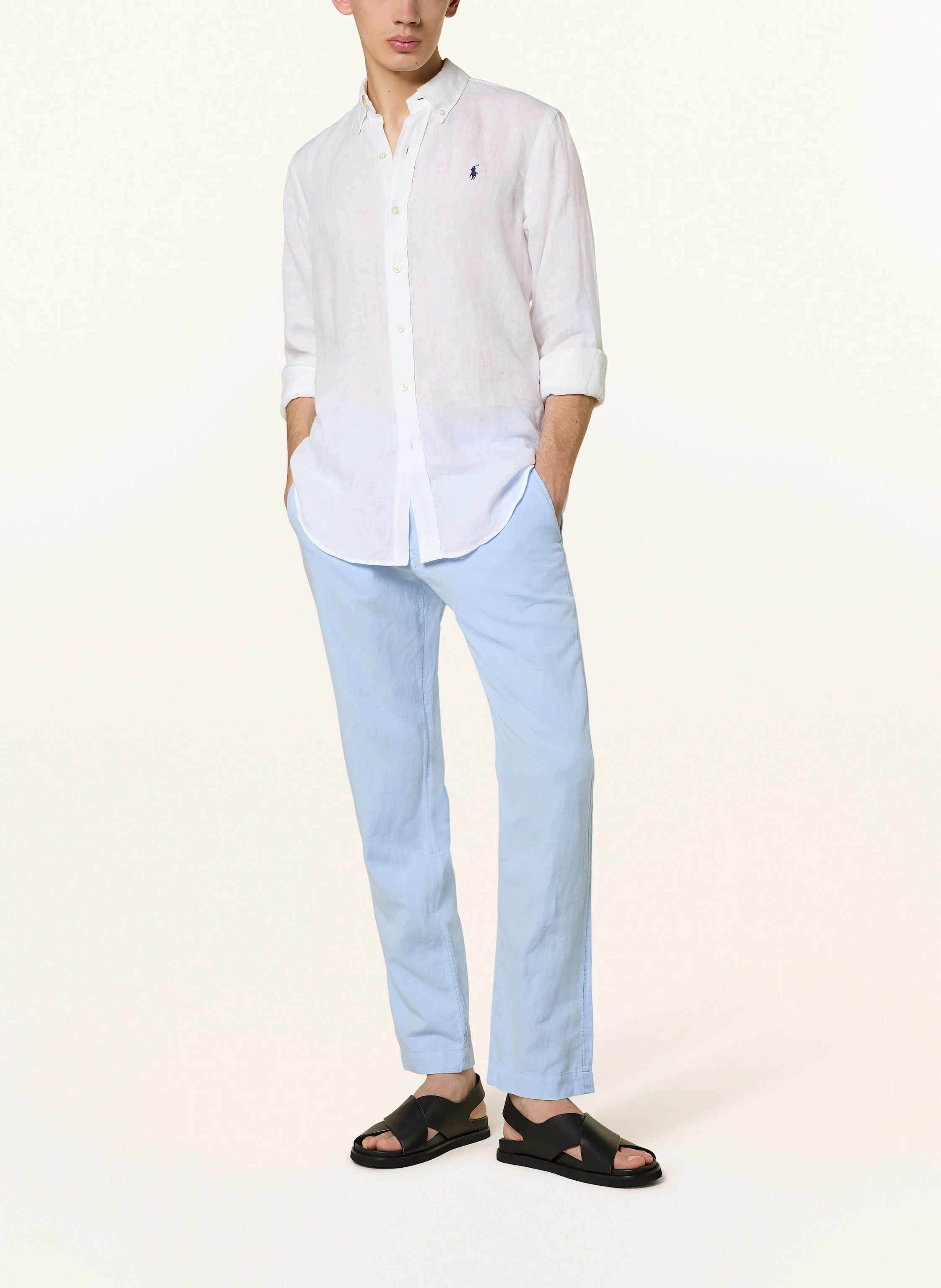 POLO RALPH LAUREN Chino Straight Fit mit Leinen