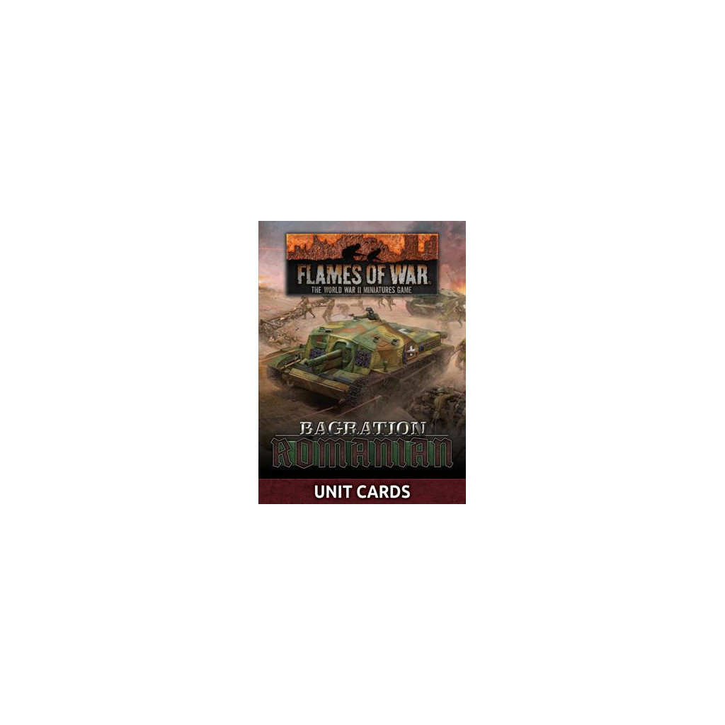 Flames of War - Bagration: Romanian Unit Cards
