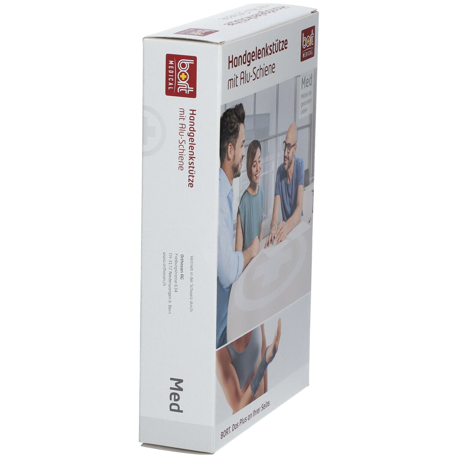 BORT Handgelenksstütze mit Alu-Scheine