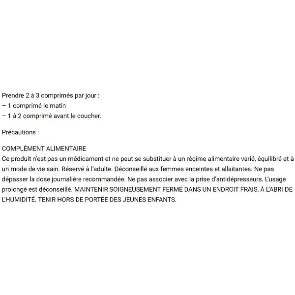 Santé Verte Relaxphyt Overwork 20 comprimidos