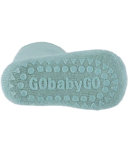 GoBabyGo Skridsikre Strømper - Dusty Blue